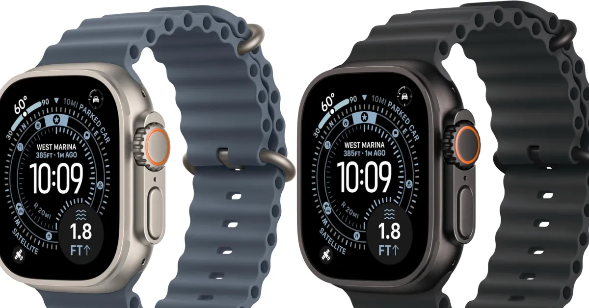 Natural Apple Watch Ultra 3 with blue Ocean Band now back to best price of the year at nearly $100 off