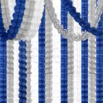 Navy-Blue White-Silver Party-Decorations Streamers Garland - 12pcs Royal Graduat... - Image 2