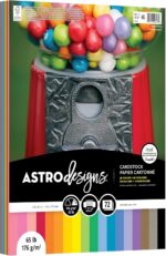 Neenah Astrodesigns Cardstock Pack 8.5"X11" 72/Pkg - 18 Bold & Vivid Colors - Image 2