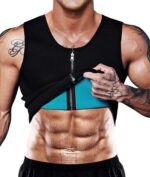 NonEcho Men Sauna Vest Hot Sweat Waist Trainer Corset Neoprene Tank Top Shapewea... - Image 2