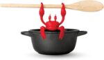 OTOTO Red The Crab Silicone Utensil Rest - Kitchen Gifts, Silicone Spoon Rest - ... - Image 2