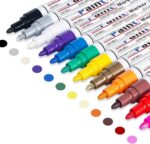 Oil Based Paint Pen, Permanent Paint Marker: Quick-Dry, Waterproof Marker Set of... - Image 2