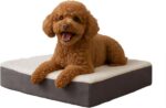 Orthopedic Dog Bed - 2-Layer Memory Foam Crate Mat with Machine Washable Sherpa ... - Image 2