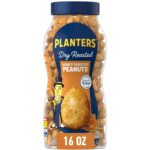PLANTERS Honey Roasted Peanuts, Dry Roasted Peanuts, Party Snack, Plant-Based Pr... - Image 2
