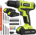 PULITUO'S 20V Cordless Drill/Driver, Electric Screwdriver - 2 Batteries, 30Nm, 2... - Image 2