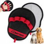 Pet Hair Removal Glove - Red Magic Brush Electrostatic Mitt for Dogs & Cats, Reu... - Image 2