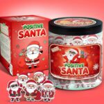 Positive Santa Claus Christmas Jar with 60 Daily Affirmation Cards, Emotional Su... - Image 2