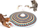 Potaroma Cat Toys Chargeable, 3in1 Hide and Seek, Automatic Interactive Fun, Flu... - Image 2