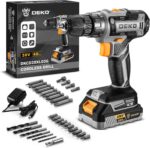 Power Drill Cordless: DEKOPRO Cordless Drill 20V Electric Power Drills Set Tool ... - Image 2