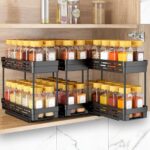 Pull Out Spice Rack Organizer for Cabinet, 3 Packs Slide Out Spice Racks Organiz... - Image 2