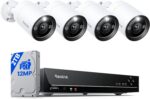 REOLINK 12MP Wired Security Camera System, 4pcs H.265 12 Megapixel UHD PoE Surve... - Image 2