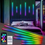 RGB+IC Led Recessed Lighting Kit Wall Panel Lights, 6PCS Smart Color Chasing Woo... - Image 2