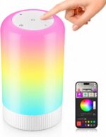 RGBICWW Smart Table Lamp, Touch Bedside Lamp with App Control, LED Desk Lamp wit... - Image 2