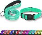 Reflective Dog Collar with Safety Locking Buckle, Adjustable Soft Breathable Nyl... - Image 2