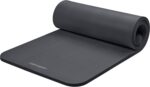 Retrospec Solana Yoga Mat 1" Thick w/Nylon Strap for Men & Women - Non Slip Exer... - Image 2