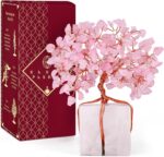 Rose Quartz Crystal Tree of Life Unique Birthday Gifts for Women, Mom, Sister, F... - Image 2