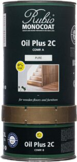 Rubio Monocoat Wood Oil Finish 650 ft² - Pure | Oil Plus 2C | Quick-Dry, Eco-Fri... - Image 2