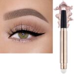 SAUBZEAN Light Gold Eyeshadow Stick Makeup, Waterproof Hypoallergenic Long Lasti... - Image 2