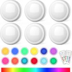 SEMSMOKS Puck Lights with Remote Control, Battery Operated LED Push Light Wirele... - Image 2