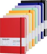 SUQJOY Lined Journal Notebooks for Writing, 100 GSM Thick Paper, 8 Pack Hardcove... - Image 2