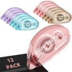 Secopad 12 Pack Scrapbook Tape, Double Sided Tape Roller for Crafts, Adhesive Gl... - Image 2