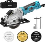 Seesii Mini Circular Saw with Laser Guide,4.8A 4000 RPM Compact Corded Circular ... - Image 2