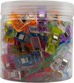 Sewing Clips,100 Pcs,Sewing Clips for Fabric,Fabric Clips for Sewing and Quiltin... - Image 2