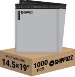 Shippozz 14.5x19 Poly Mailers 1000 Pack, Durable Waterproof Polymailers for Ship... - Image 2