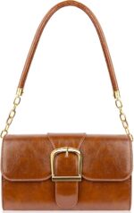 Shoulder Bag for Women, Vegan Leather Classic Crossbody Purses Handbags, Trendy ... - Image 2