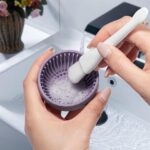Silicone Makeup Brush Cleaner, Brush Scrubber Bowl, Portable Washing Tool Cosmet... - Image 2