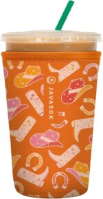 Sok It JavaSok Iced Coffee & Cold Soda Insulated Neoprene Cup Sleeve (Cowgirl Co... - Image 2