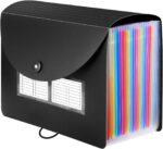 Sooez 24 Pockets Expanding File Folder with Blank Labels, According File Organiz... - Image 2