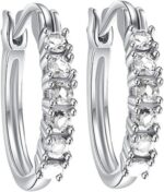 Sterling Silver Earrings for Women 2025 Trendy Colorful Hypoallergenic Sparkling... - Image 2