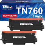 TN760 Toner for Brother Printer TN730: Compatible for Brother TN-730/TN-760 TN 7... - Image 2