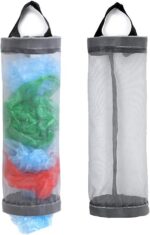 TOGETRUE Plastic Bag Holder, Mesh Grocery Bag Holder Hanging Storage Bag Dispens... - Image 2