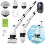 TUYU Electric Spin Scrubber, Full-Body IPX7 Waterproof Bathroom Scrubber with Po... - Image 2