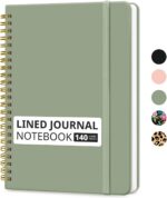Taja Lined Spiral Journal Notebook for Women & Men, 140 Pages, College Ruled Har... - Image 2