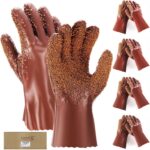 Teenyyou 2 Pairs Sewer Snake Gloves Non Slip and Reusable PVC Sewer Abrasion Res... - Image 2