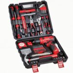 Tool Set - 8V Cordless Drill Set, 132 Piece Home Tool Set With Hand Drill, Tool ... - Image 2