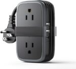 Travel Power Strip with USB Ports, NTONPOWER 4ft Flat Plug Wrapped Around Short ... - Image 2