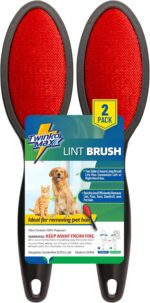 Twinko Max Lint Brush for Pet Hair, Reusable Lint Remover for Clothes | Double-S... - Image 2
