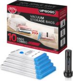 UPGOGO Vacuum Storage Bags with Portable Electric Pump,Vacuum Seal Bags for Clot... - Image 2