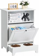 VEVOR Pet Feeding Station with 2 Elevated Dog Bowls, Raised Dog Bowls Stand with... - Image 2