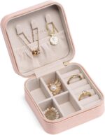 VLANDO Travel Jewelry Case - Bridesmaid Gifts for Women - Small Travel Jewelry B... - Image 2