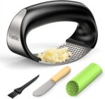 Vantic Garlic Press Rocker - Stainless Steel Garlic Crusher, Mincer and Chopper ... - Image 2