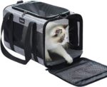 Vceoa 17.5x11x11 Inches Cat, Dog Carrier for Pets Up to 16 Lbs, Soft-Sided Cat B... - Image 2