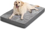 Vonabem Waterproof Outdoor Dog Bed Large Medium Sized Dogs, Washable Crate Pad 3... - Image 2