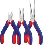 WORKPRO Mini Pliers Set, 3-Piece Small Pliers Tool Kit Includes 4” Diagonal Plie... - Image 2