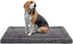 Washable Dog Bed Mat Ultra Soft Dog Crate Pad Comfy Fluffy Pet Kennel Beds Sleep... - Image 2