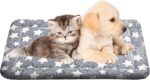 Washable Dog Bed Plush Orthopedic Outdoor Crate Mat with Non-Slip Bottom,Luxe So... - Image 2